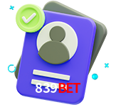Tornar-se um membro do 839Bet é muito simples